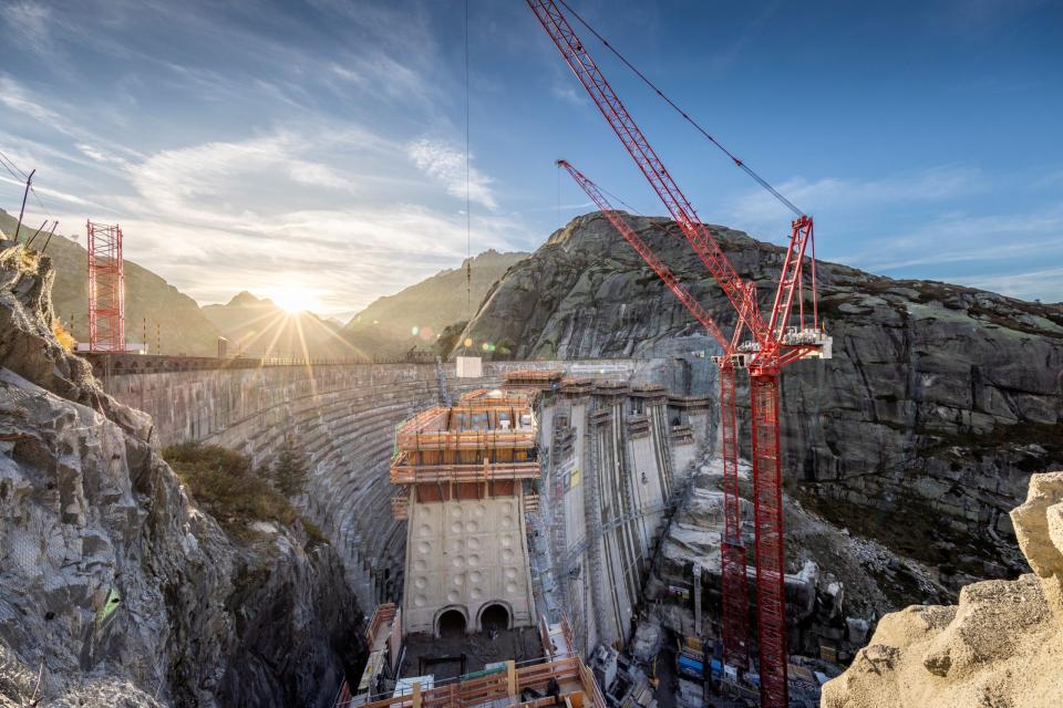 Ersatzstaumauer Spitallamm Grimsel (BE)