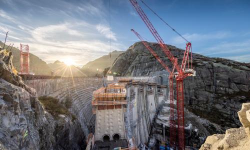 Ersatzstaumauer Spitallamm Grimsel (BE)