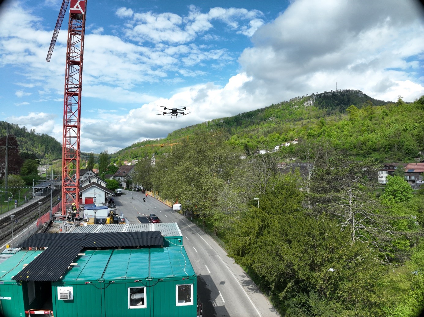 Baufortschrittskontrolle mit automatisierter DJI Dock 2 DroneCam