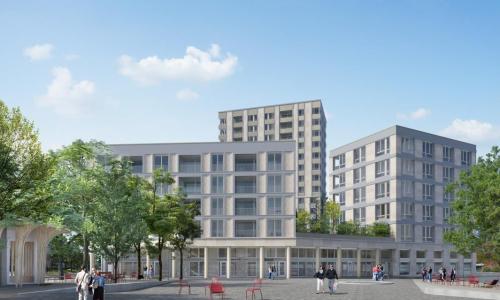 Court square area, Uster