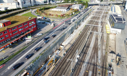 Freight passing track, Pfäffikon SZ