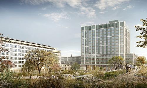 Nouvelle construction de l'hôpital universitaire K2, Bâle