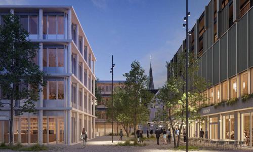 Développement du centre de Diepoldsau